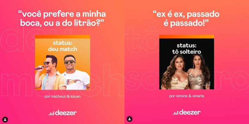 Vml Brasil Unio A Deezer Y A Tinder Para El Dia De Los Solteros Latinspots